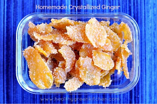 Crystallized Ginger from www.healthygreenkitchen.com