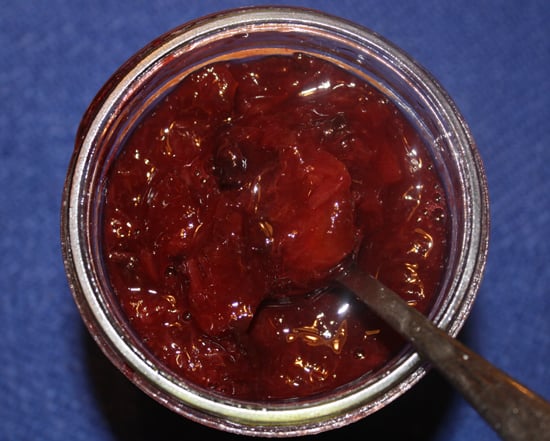 pomegranate plum jam