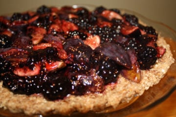 Raw Fig and Blackberry Tart from Healthy Green Kitchen