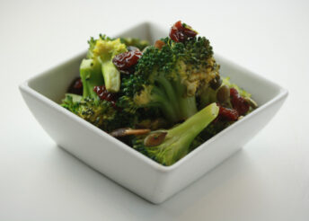 Blanched Broccoli salad.