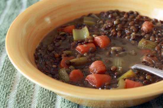 Lentil Soup with Rosemary - Healthy Green Kitchen