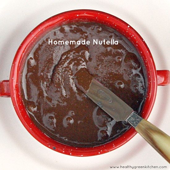 Homemade Nutella from Healthy Green Kitchen