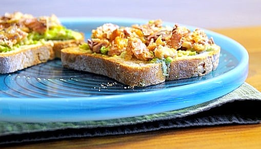 Avocado Sardine Sandwich