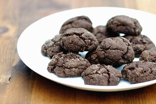 chewy chocolate mint cookies | www.healthygreenkitchen.com