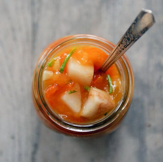 Persimmon and Asian Pear Kimchi