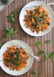 Roasted Carrot Salad from www.healthygreenkitchen.com