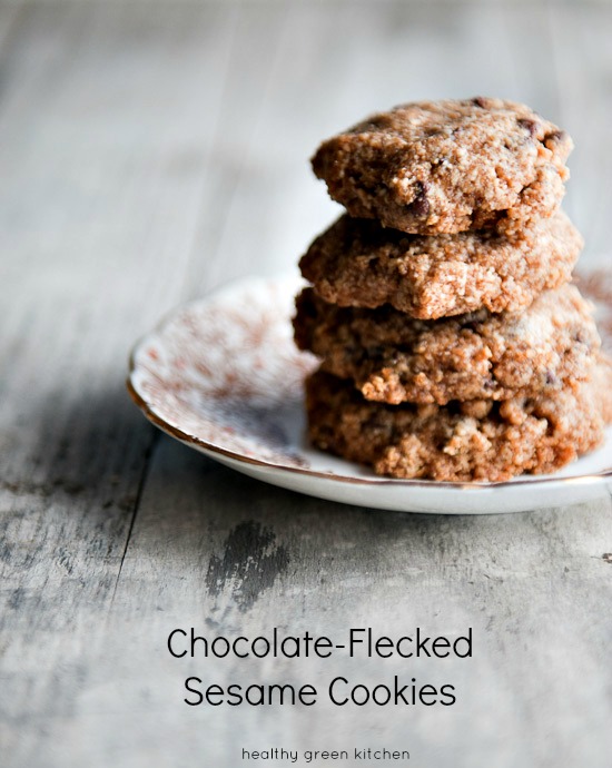 Chocolate Sesame Cookies | Healthy Green Kitchen