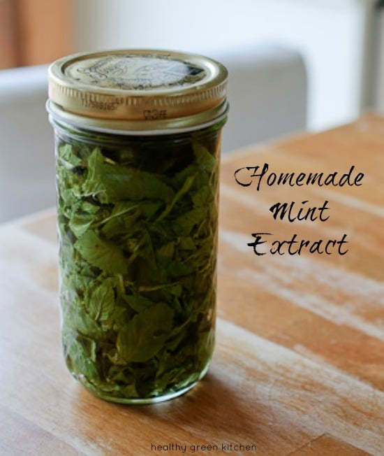 Homemade Mint Extract | Healthy Green Kitchen