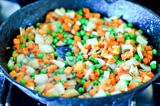 peas and carrots for shepherd's pie recipe | healthy green kitchen