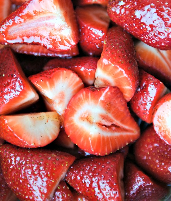 strawberries in syrup