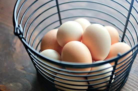eggs in basket | healthy green kitchen