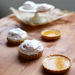 a cropped image of 4 tarts