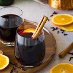 Christmas Market Style Gluhwein is a festive staple! Learn how to make it the real German way with this recipe!