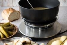 There isn't much comfort food to top a Traditional Swiss Cheese Fondue. This recipe comes straight from Switzerland! Click through for the best, most authentic fondue you've ever had!