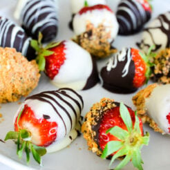 Caramelized Chocolate Covered Strawberries