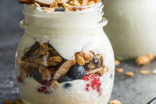 A simple recipe for a natural, wholesome toasted coconut granola. Perfect for enjoying on top of yoghurt, smoothies or just plain by the handful!