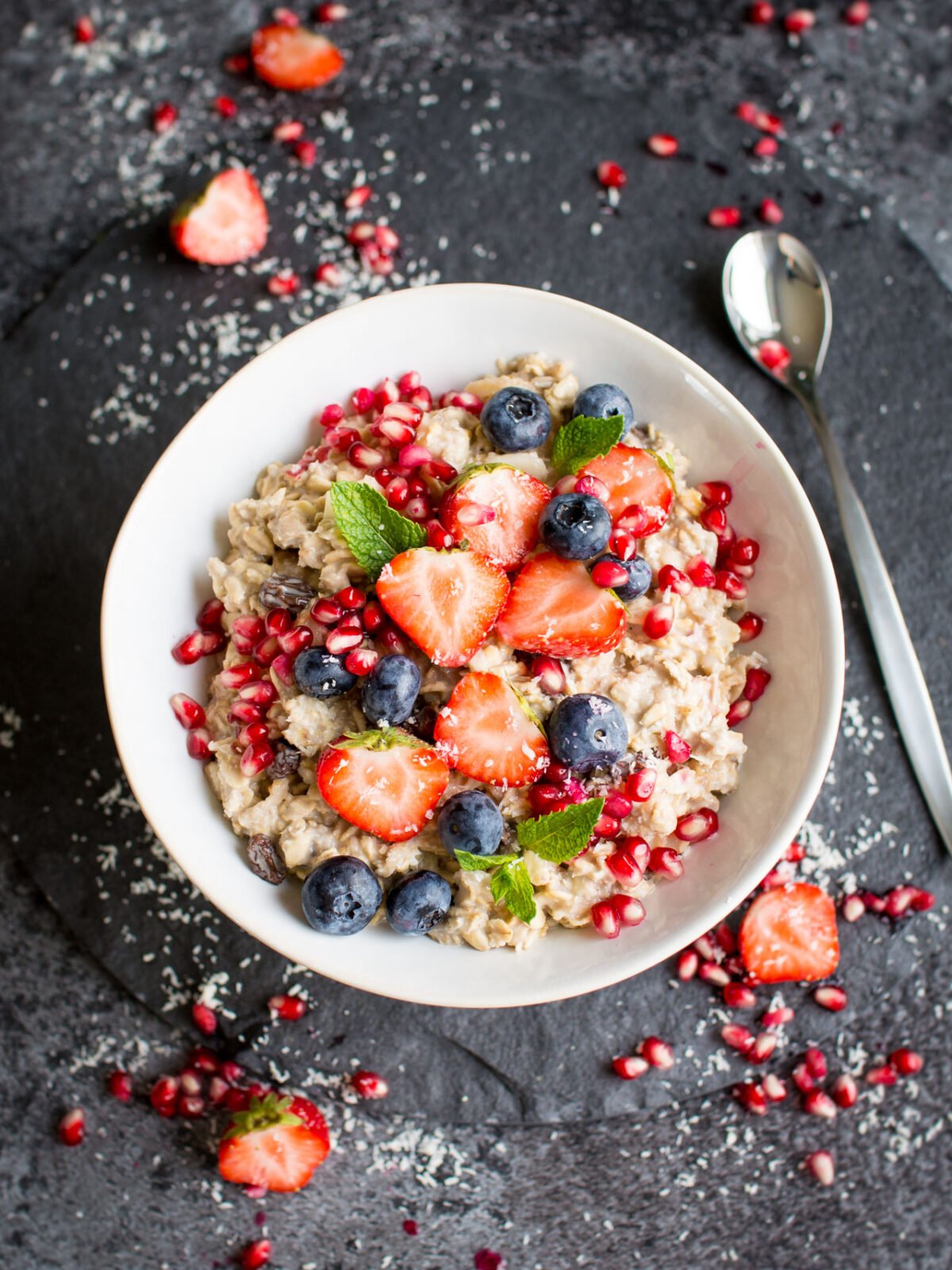 Vegan Bircher Muesli is a great, delicious and nutritious start to your day. Great for preparing in advance, this simple breakfast is great for those mornings you are on the go!