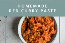 A simple recipe for a quick, vegan red curry paste. Curry paste is a great base to have on hand for whipping up a delicious dinner in a pinch!