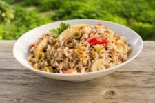 Healthy Mediterranean Brown Rice Recipe.