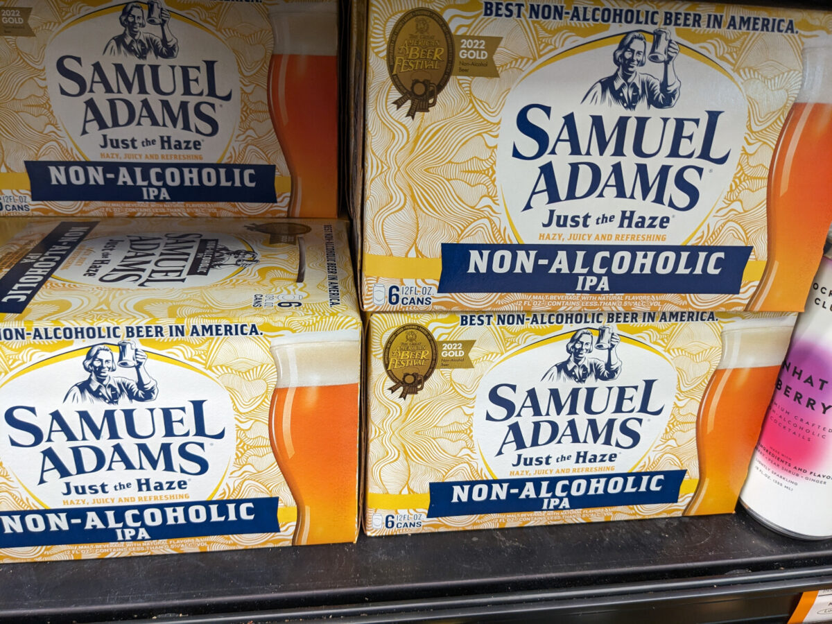 Sam Adam's non-alcoholic beer.